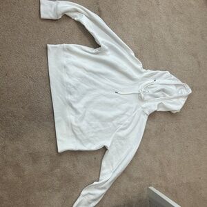 White hoodie